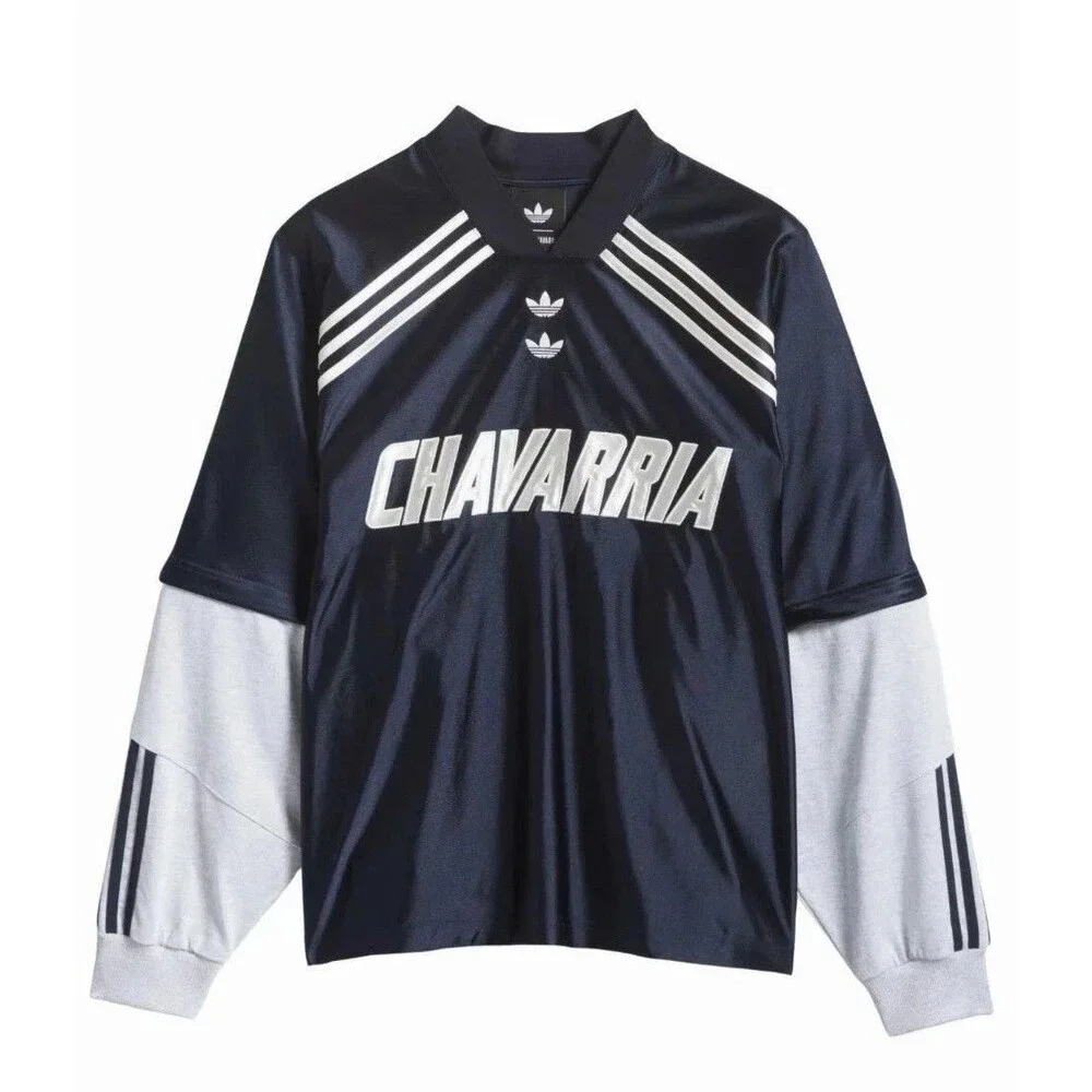 Adidas Originals Willy Chavarria WC Dazzle Jersey Legend Ink Long Sleeve KD1799